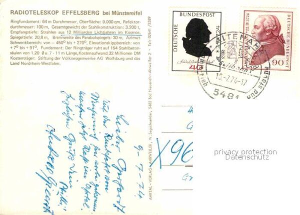 Astronomie Radioteleskop Effelsberg Münstereifel – Bild 2