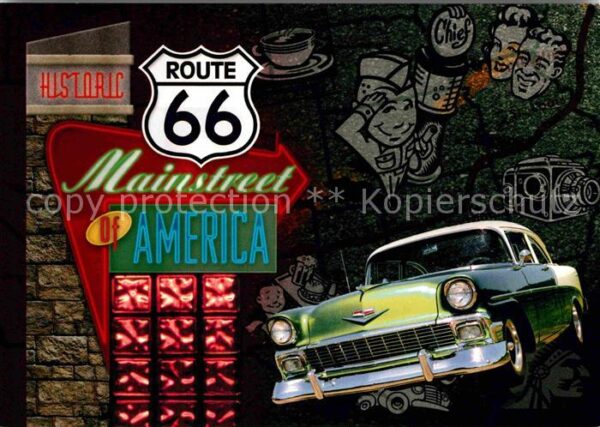Autos Route 66 Mainstreet America