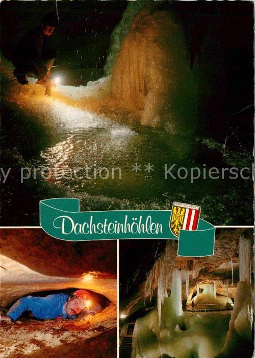 Hoehlen Caves Grottes Dachsteinhöhle Eiskapelle Wassereinbruc