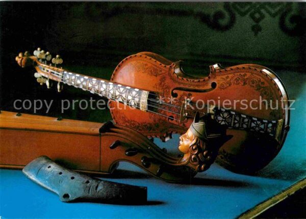 Musikinstrument Hardangerfiedel Ringve Museum Trondheim