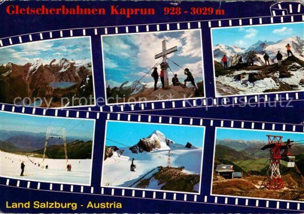 Skifahren Seilbahn Gletscherbahnen Kaprun Gipfelk