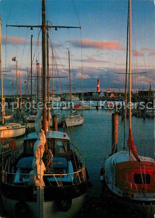 Segelboote Hafen Hörnum Insel Sylt