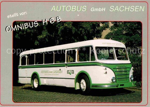 Autobus Omnibus H 6 B Regionalverkehr Sachsen