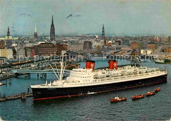 Dampfer Oceanliner Hanseatic Hamburg-Atlantik-Linie