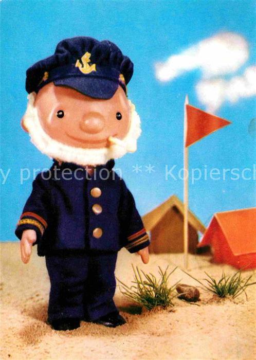 Puppe Doll Poupee Kinderspielzeug Kapitän Seefahrt