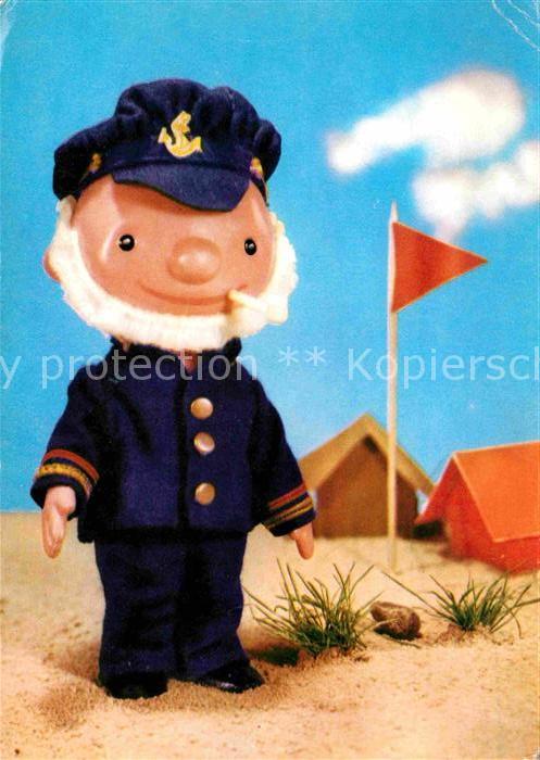 Puppe Doll Poupee Kinderspielzeug Kapitän Seefahrt