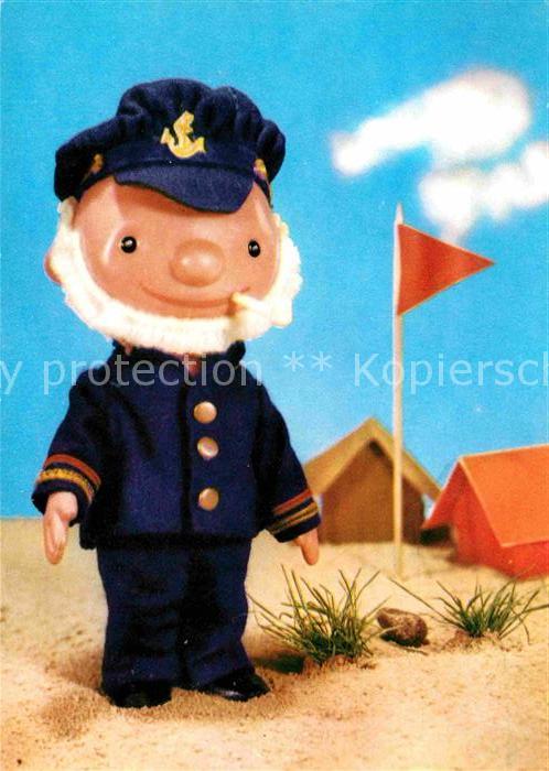 Puppe Doll Poupee Kinderspielzeug Kapitän Seefahrt
