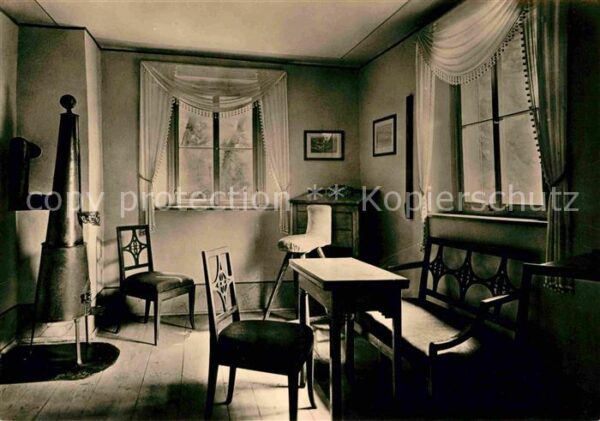 Goethe Johann Wolfgang von Weimar Goethes Gartenhaus Arbeitszimmer