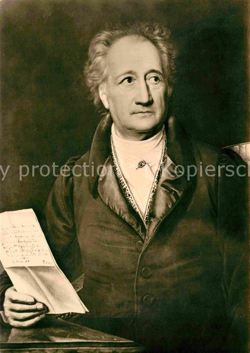 Goethe Johann Wolfgang von Weimar Goethe Nationalmuseum Gemälde vo