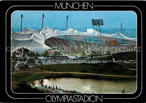 Stadion München Olympiastadion Olympiasee