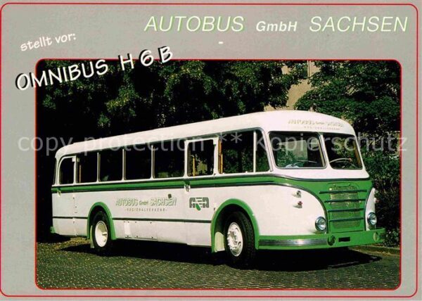Omnibus Autobus H 6 B Regionalverkehr Sachsen