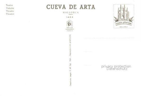 Hoehlen Caves Grottes Cueva de Arta Mallorca Teatro – Bild 2