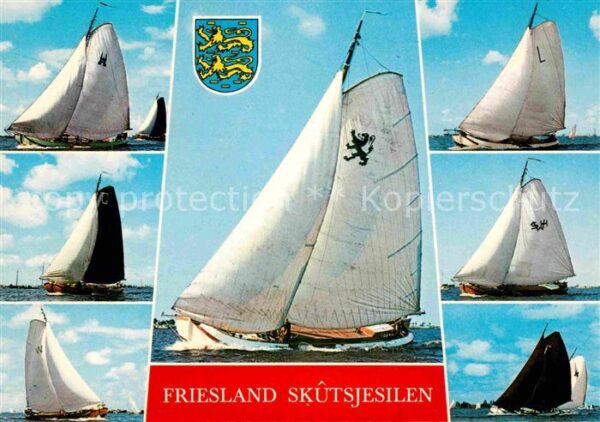 Segelboote Friesland Skutsjesilen