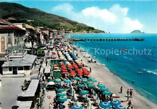 ALASSIO Savona Liguria IT La spiaggia