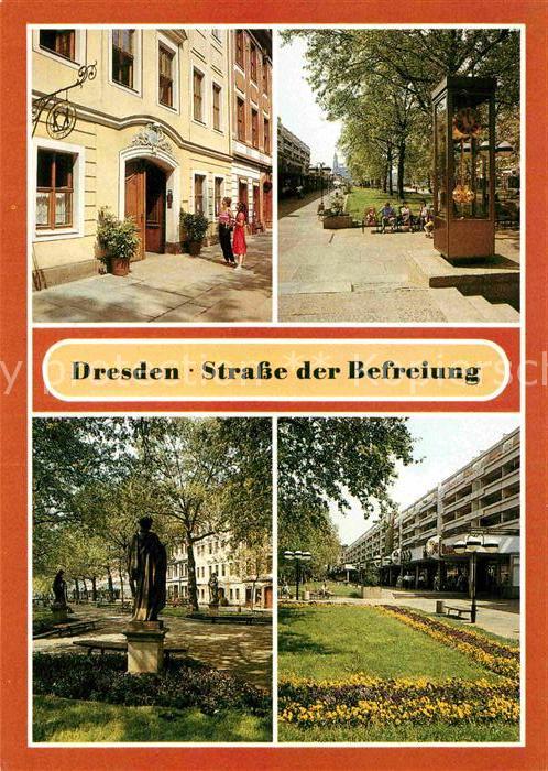 Dresden Strasse der Befreiung Teilansichten