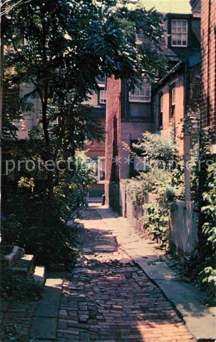 Philadelphia Pennsylvania Historic Elfreths Alley Blandens Court