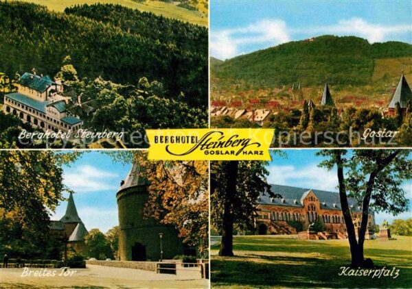 Goslar Berghotel Steinberg Ortsblick Breites T
