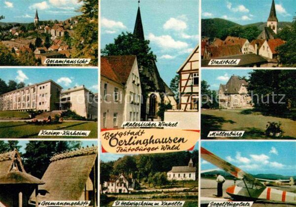 Oerlinghausen Gesamt Malerischer Winkel Stadtbild Kne