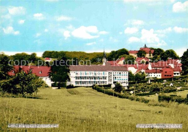 Iburg Teutoburger Wald Franziskushospital mit Schloss