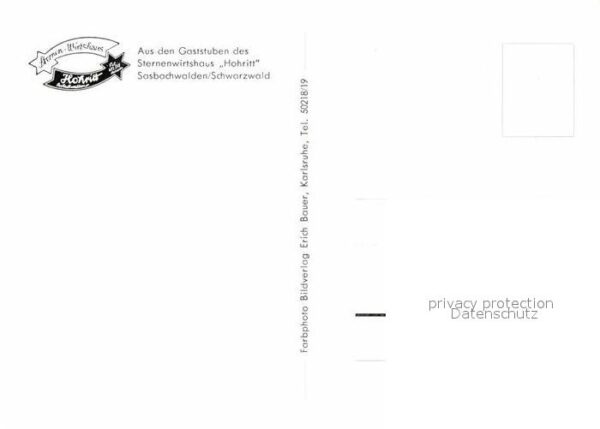 Sasbachwalden Sternen Wirtshaus Hohritt Gaststube – Bild 2