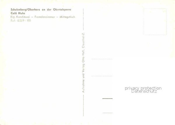 Schulenberg Oberharz Okertalsperre Cafe Muhs Panorama – Bild 2