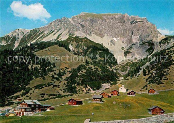 Malbun Alpenhotel Malbun mit Gamsgrat und Ochs