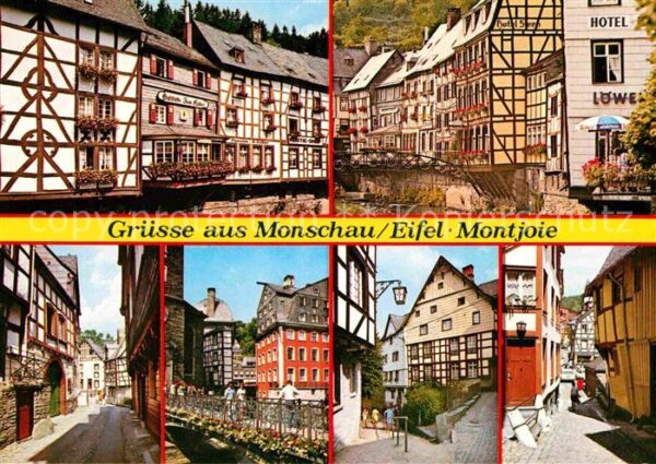 Monschau Gaststätte Zum Haller Rurpartie Rotes H