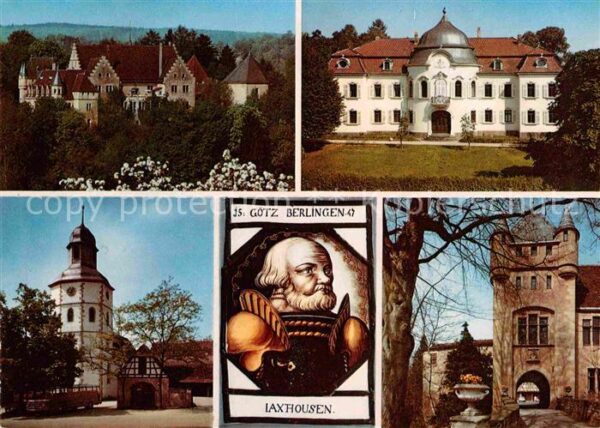 Jagsthausen Jagst Schloss Turm Götz von Berlingen Torturm