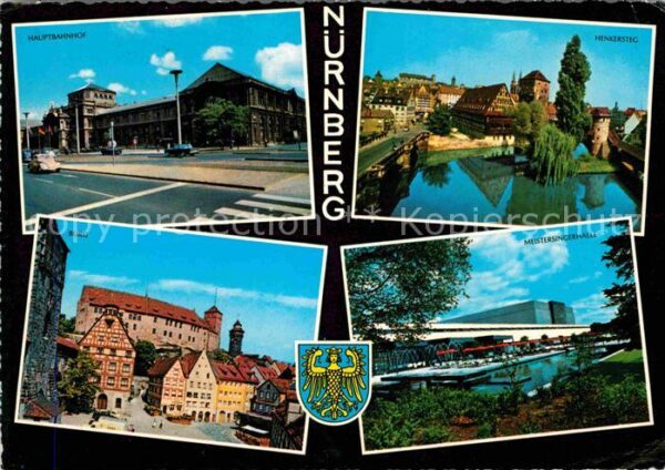 Nuernberg Hauptbahnhof Henkersteg Burg Meistersin
