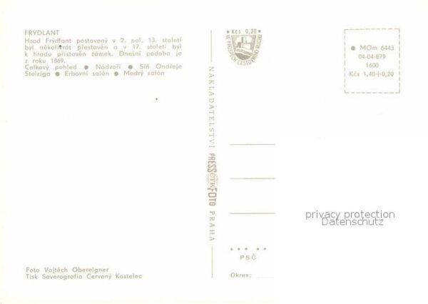 Frydlant Hrad Frydlant Celkovy pohled Nadrvori S – Bild 2