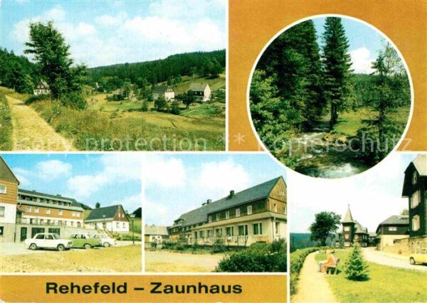 Rehefeld-Zaunhaus Teilansicht Tal der Wilden Weisseritz F
