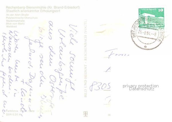 Rechenberg-Bienenmuehle Osterzgebirge Alte Strasse Polytech Oberschule Mulden – Bild 2