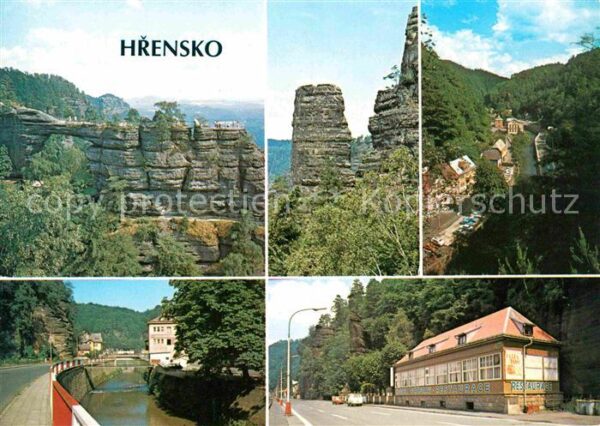 Hrensko labi v Decinske vrchovine Z cetnych biz