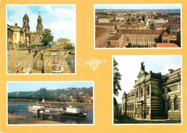 Dresden Albertinum Rathausblick Brühlsche Terra