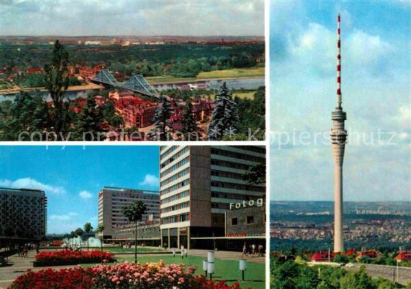 Dresden Blaues Wunder Prager Strasse Fernsehtur