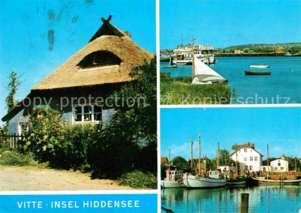 Vitte Hiddensee Blaue Scheune Hafenmotive