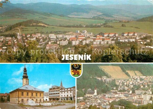 Jesenik Nova vystavba Radnice Pohled na stred m
