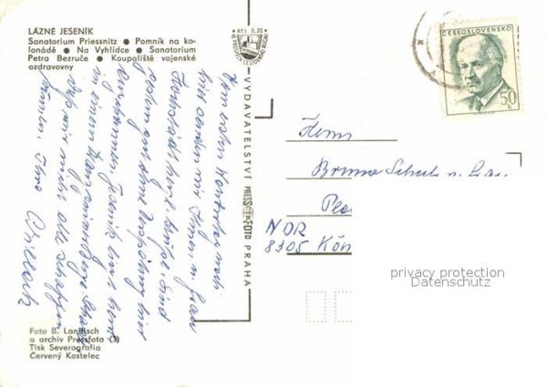 Lazne Jesenik Sanatorium Priessnitz Pomnik na kolonad – Bild 2