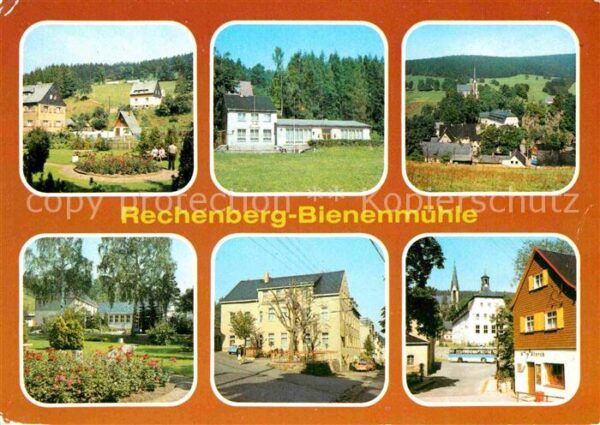 Rechenberg-Bienenmuehle Osterzgebirge Parkanlage Cafe am Waldbad Teilansicht