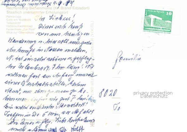 Rechenberg-Bienenmuehle Osterzgebirge Parkanlage Cafe am Waldbad Teilansicht – Bild 2