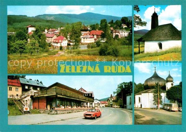 Zelezna Ruda Markt Eisenstein Klatovy Pohled na mesto Kaplicka s umri