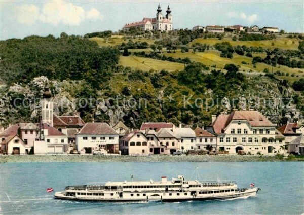 Marbach Donau mit Wallfahrtskirche Maria Taferl Donau