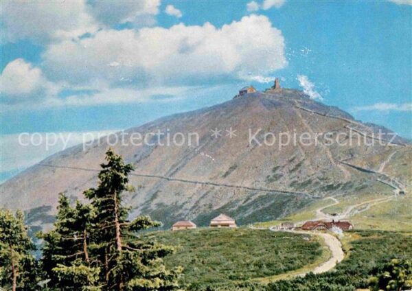 Schneekoppe Snezka Gipfelblick