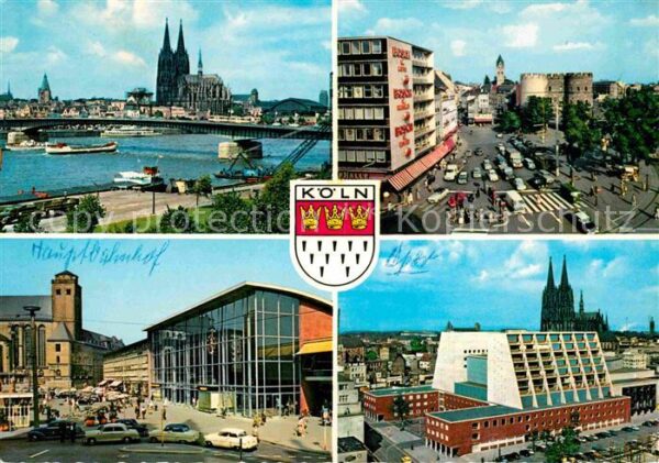 Koeln Rhein Dom Schloss Hauptbahnhof Oper
