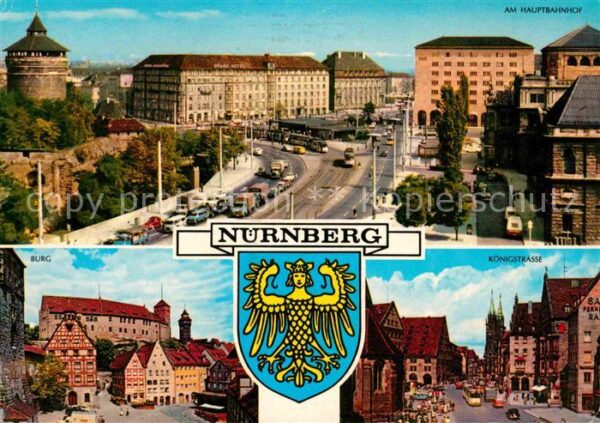 Nuernberg Hauptbahnhof Burg Königstrasse