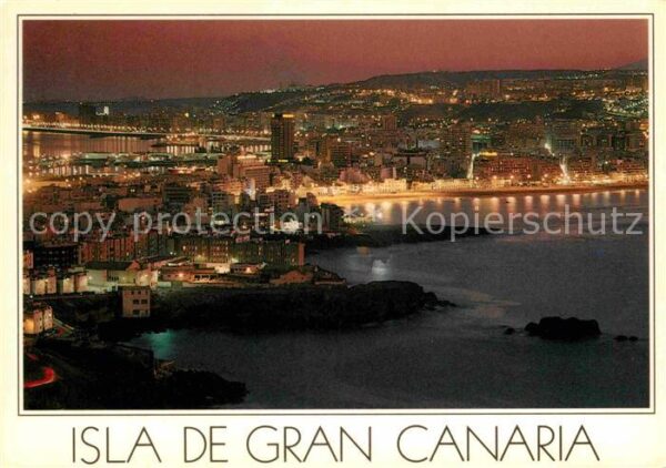 Las Palmas Gran Canaria bei Nacht
