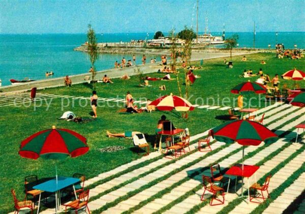 Balaton Plattensee Strand Liegewiese