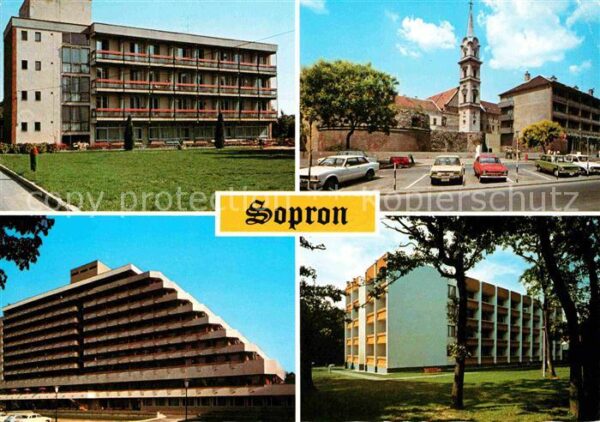 Sopron Oedenburg Teilansichten Hotels
