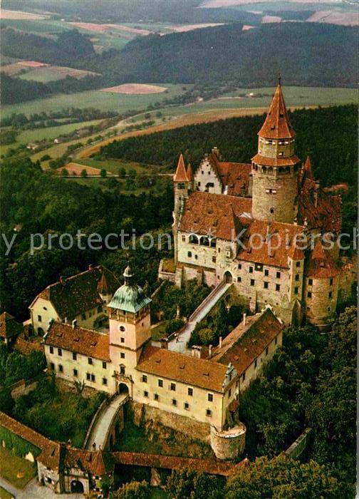Bouzov Praha Statni hrad Fliegeraufnahme