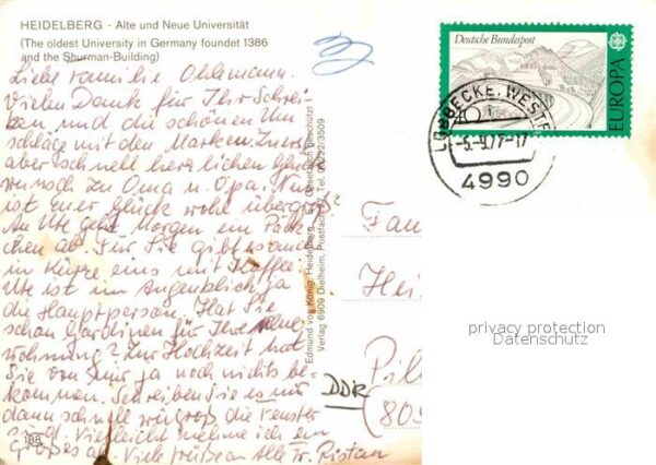 Heidelberg Neckar Alte und Neue Universität – Bild 2